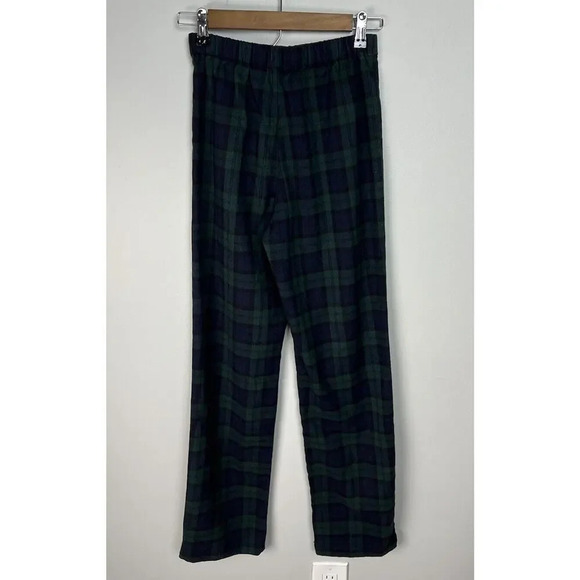 Brandy Melville Women's Tilden Pants in Green Plaid Flannel ONE SIZE - Picture 2 of 7